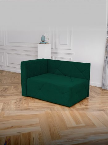 Диван 1010 изумруд, левый (BRENDOSS) в Берёзовском - beryozovskij.mebel-e96.ru