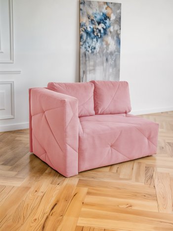 Диван 1010 розовый, левый (BRENDOSS) в Берёзовском - beryozovskij.mebel-e96.ru