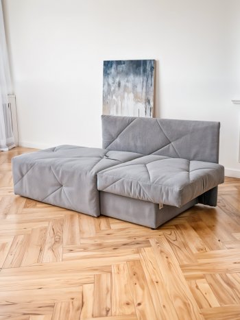 Диван 1010 серый, правый (BRENDOSS) в Берёзовском - beryozovskij.mebel-e96.ru