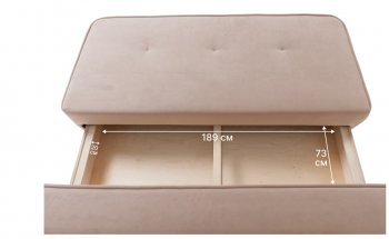 Диван-кровать 1001 бежевый (Brendoss) в Берёзовском - beryozovskij.mebel-e96.ru