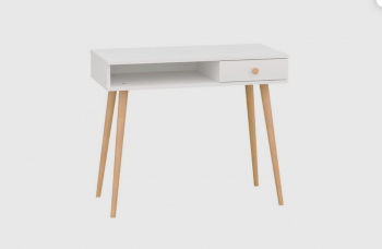 Стол письменный, арт.6-01101, белый (ГК) в Берёзовском - beryozovskij.mebel-e96.ru