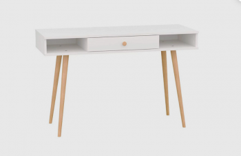 Стол письменный, арт.6-01102, белый (ГК) в Берёзовском - beryozovskij.mebel-e96.ru