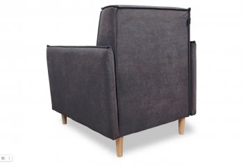 Кресло 831 Графит, велюр (Brendoss) в Берёзовском - beryozovskij.mebel-e96.ru