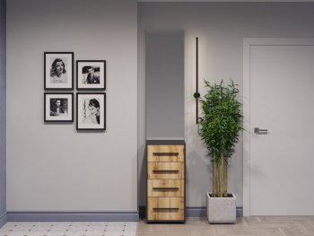 Тумба с зеркалом Аэлита сек.2 (Росток) в Берёзовском - beryozovskij.mebel-e96.ru