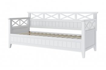 Кровать из массива Амелия белый античный (БМ) в Берёзовском - beryozovskij.mebel-e96.ru