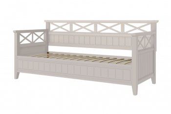 Кровать из массива Амелия льняной (БМ) в Берёзовском - beryozovskij.mebel-e96.ru