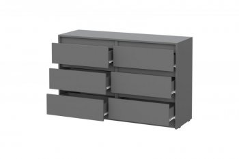 Комод Айден КМ06-1200 серый графит (ИЦ) в Берёзовском - beryozovskij.mebel-e96.ru