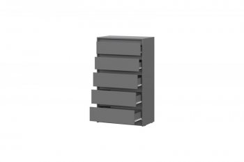 Комод Айден КМ06-700 серый графит (ИЦ) в Берёзовском - beryozovskij.mebel-e96.ru