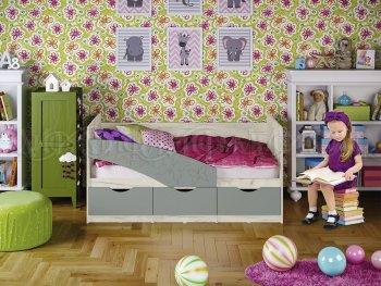 Кровать Бабочки Шарли бриз (Миф) в Берёзовском - beryozovskij.mebel-e96.ru