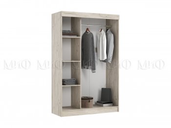 Шкаф-купе Бася 1300 мм крафт/кашемир (Миф) в Берёзовском - beryozovskij.mebel-e96.ru