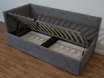 Диван-кровать Бенто с ПМ, велюр Маус (ДСВ) в Берёзовском - beryozovskij.mebel-e96.ru