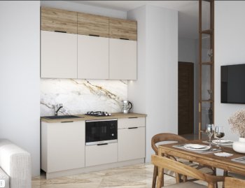 Кухонный гарнитур 1800 мм Бохо (Стиль) в Берёзовском - beryozovskij.mebel-e96.ru