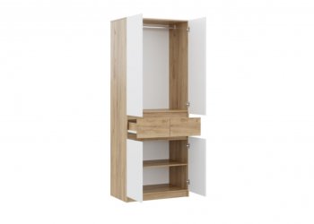 Прихожая Бостон Лайт комп.2 белый (Стиль) в Берёзовском - beryozovskij.mebel-e96.ru