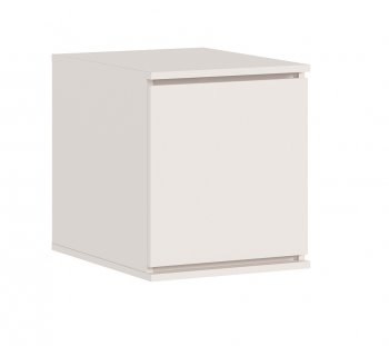 Пенал Челси 450 мм с антресолью белый (Миф) в Берёзовском - beryozovskij.mebel-e96.ru