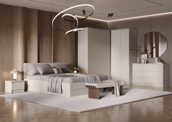 Спальный гарнитур Челси Кашемир. модульный (Миф) в Берёзовском - beryozovskij.mebel-e96.ru