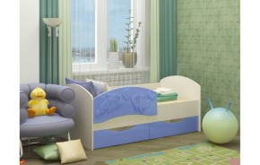 Детская кровать Дельфин-3 МДФ голубой, 80х160 в Берёзовском - beryozovskij.mebel-e96.ru