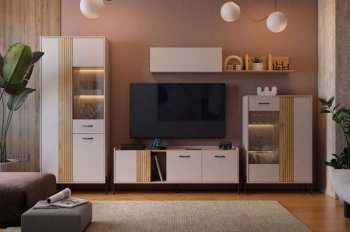 Стенка Доминика модульная  (Мебельсон) в Берёзовском - beryozovskij.mebel-e96.ru