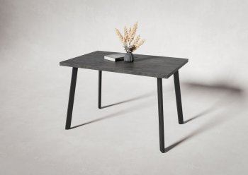 Стол нераздв. Дублин 32 КРАФТ В2, ЛДСП Цемент темный (Вудман) в Берёзовском - beryozovskij.mebel-e96.ru