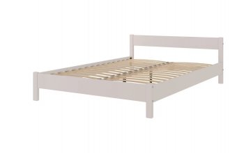 Кровать из массива Эби Льняной (БМ) в Берёзовском - beryozovskij.mebel-e96.ru