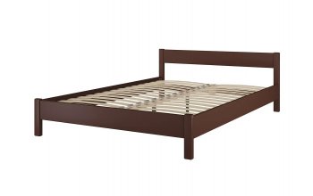 Кровать из массива Эби Орех (БМ) в Берёзовском - beryozovskij.mebel-e96.ru