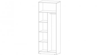 Шкаф 800 мм Элегант Белый (Лин) в Берёзовском - beryozovskij.mebel-e96.ru