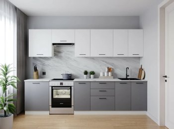 Кухонный гарнитур Элеганция 3000 мм (Санвут) в Берёзовском - beryozovskij.mebel-e96.ru