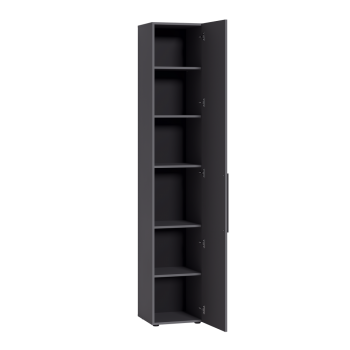 Шкаф модульный Эйр, графит (Моби) в Берёзовском - beryozovskij.mebel-e96.ru