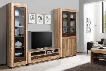 Стенка Фантазия модульная (Олмеко) в Берёзовском - beryozovskij.mebel-e96.ru