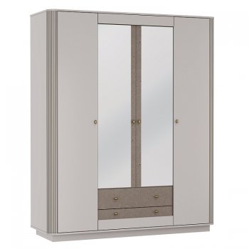 Шкаф 1700 мм Фантазия 34.01 кашемир (Олмеко) в Берёзовском - beryozovskij.mebel-e96.ru