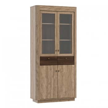 Шкаф витрина 34.05 Фантазия (Олмеко) в Берёзовском - beryozovskij.mebel-e96.ru