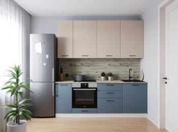 Кухонный гарнитур Фьюжн 2200 мм (Санвут) в Берёзовском - beryozovskij.mebel-e96.ru