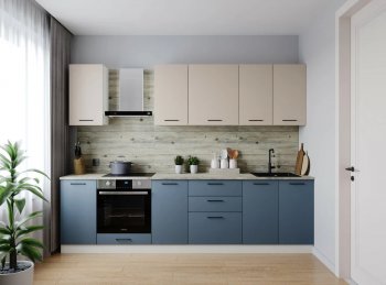 Кухонный гарнитур Фьюжн 2800 (Санвут) в Берёзовском - beryozovskij.mebel-e96.ru