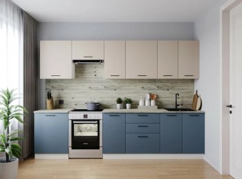 Кухонный гарнитур Фьюжн 3000 мм (Санвут) в Берёзовском - beryozovskij.mebel-e96.ru