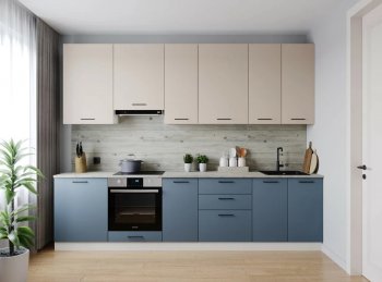 Кухонный гарнитур высокий Фьюжн 3000 мм (Санвут) в Берёзовском - beryozovskij.mebel-e96.ru