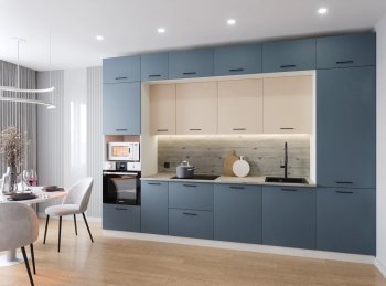 Кухонный гарнитур Фьюжн 3400 мм (Санвут) в Берёзовском - beryozovskij.mebel-e96.ru