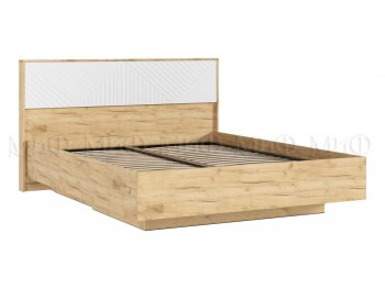 Кровать парящая Флэш крафт/белый (Миф) в Берёзовском - beryozovskij.mebel-e96.ru | фото
