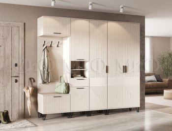 Прихожая Флэш модульная, кашемир (Миф) в Берёзовском - beryozovskij.mebel-e96.ru
