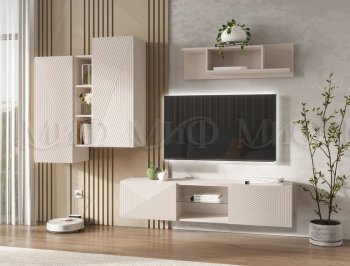 Стенка Флэш кашемир (Миф) в Берёзовском - beryozovskij.mebel-e96.ru