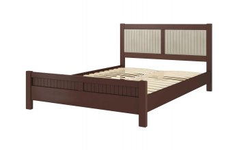 Кровать из массива Фрида Орех (БМ) в Берёзовском - beryozovskij.mebel-e96.ru