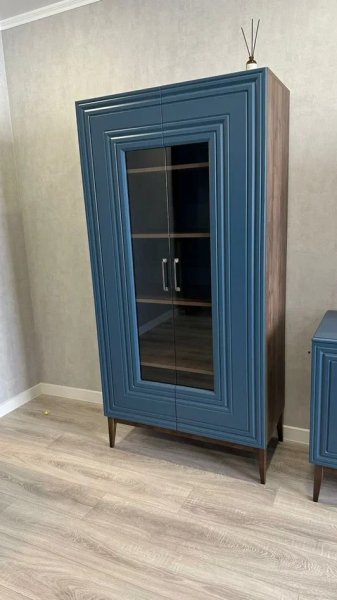 Стенка Гориция Зеленый сапфировый (БМ) в Берёзовском - beryozovskij.mebel-e96.ru