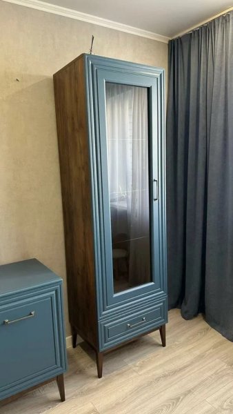 Стенка Гориция Зеленый сапфировый (БМ) в Берёзовском - beryozovskij.mebel-e96.ru