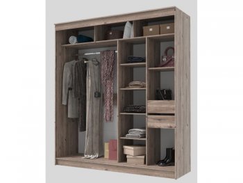 Шкаф-купе 2000 мм Гранд-1 ЛДСП, дуб горный (Эра) в Берёзовском - beryozovskij.mebel-e96.ru