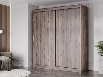 Шкаф-купе 2000 мм Гранд-1 ЛДСП, дуб горный (Эра) в Берёзовском - beryozovskij.mebel-e96.ru