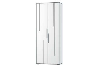 Шкаф 2 дв. Грей (УНИ) (МЛК) в Берёзовском - beryozovskij.mebel-e96.ru