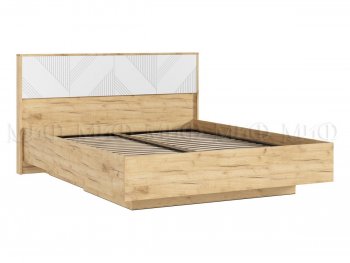 Кровать парящая Ирис крафт/белый (Миф) в Берёзовском - beryozovskij.mebel-e96.ru | фото