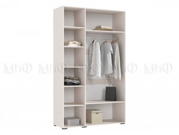 Шкаф 1350 мм Ирис с антресолью, кашемир (Миф) в Берёзовском - beryozovskij.mebel-e96.ru