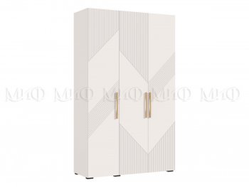 Шкаф 1350 мм Ирис с антресолью, кашемир (Миф) в Берёзовском - beryozovskij.mebel-e96.ru