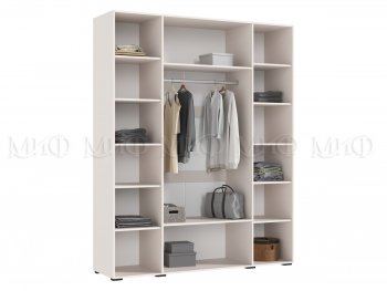 Шкаф 1800 мм Ирис с антресолью кашемир (Миф) в Берёзовском - beryozovskij.mebel-e96.ru