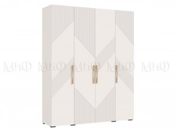 Шкаф 1800 мм Ирис с антресолью кашемир (Миф) в Берёзовском - beryozovskij.mebel-e96.ru