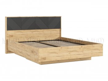 Кровать парящая Ирис крафт/графит(Миф) в Берёзовском - beryozovskij.mebel-e96.ru | фото